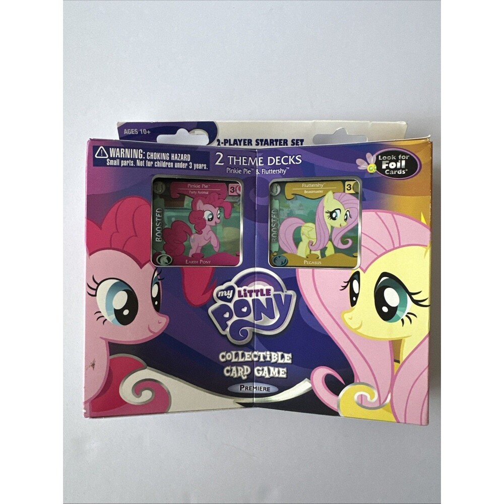 My Little Pony Premiere Pinkie Pie  & Fluttershy Set Theme Decks NEW Collectible